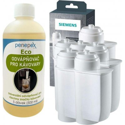 Siemens Brita Intenza TZ70003 17004340 6 ks + Penepex Eco univerzální odvápňovač 500 ml – Hledejceny.cz