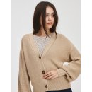 GAP Svetr mixed stich cardigan Béžová