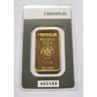 Heraeus zlatý slitek 1 oz – Zboží Dáma