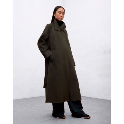 Ecoalf Lora Coat Woman vintage green – Hledejceny.cz