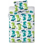 Faro povlečení Dino skate 100 x 135 cm 40 x 60 cm – Sleviste.cz
