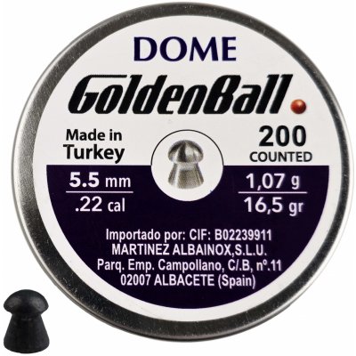 Diabolky Albainox DOME GOLDENBALL 5,5 mm 200 ks – Sleviste.cz