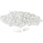 Wooline Háček do kolejničky, bílá plast, 100 ks v balení – Hledejceny.cz