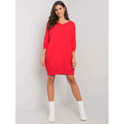 Dress-RV-SK-7203.35P-Red červená BASIC Feel Good 2016103079230 – Zboží Mobilmania
