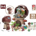 LittleLife batoh Dinosaur tm. hnědý – Sleviste.cz