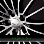 Brock B24 8x18 5x114,3 ET48 black polished | Zboží Auto