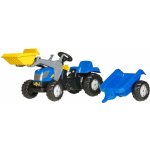 Rolly Toys Kid New Holland TVT 190 s čelním nakladačem – Sleviste.cz