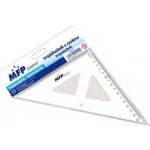 Unipap 5310118 163555 pravítko trojúhelník 45 s ryskou čiré – Zboží Dáma