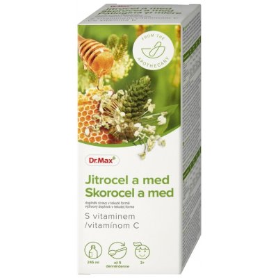 Dr. Max Jitrocel a med s vitaminem C 245 ml – Hledejceny.cz