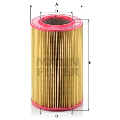 MANN FILTER Vzduchový filtr C 1596 – Hledejceny.cz
