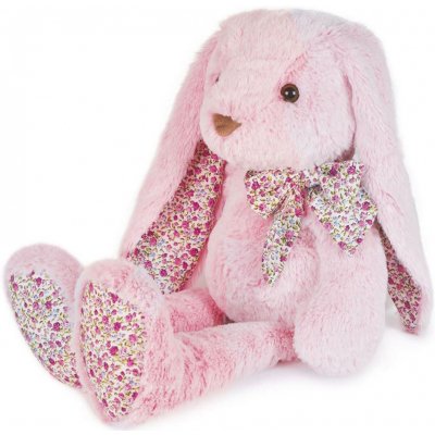 Doudou Histoire d´Ours kamarád růžový králíček 50 cm