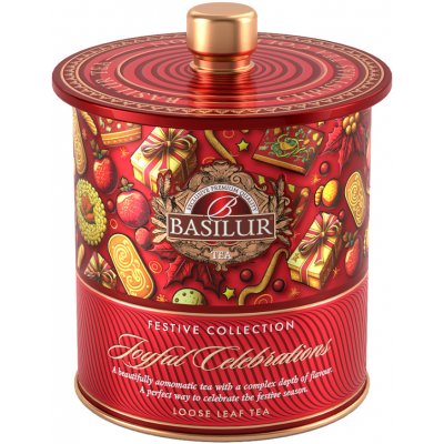 Basilur Festive Tea Joyful Celebrations plech 75 g – Zboží Dáma