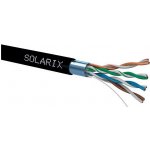 Solarix SXKD-5E-FTP-PE FTP, CAT 5e, 305m, černý – Zboží Živě