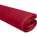 Krepový papír tmavě červený 50 cm x 200 cm 28g/m2 – Sleviste.cz