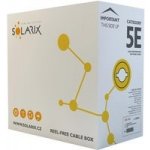 Solarix SXKL-5E-UTP-PVC-GY 305m, kabel UTP lanko (licna), UTP(cat5e), 305m - celé klubo, bez konektoru, PVC – Sleviste.cz