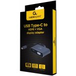 Gembird A-USB3C-HDMIVGA-01 – Zboží Živě