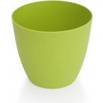 Plastkon Květináč Ella matný 21 cm, zelená – Zboží Mobilmania