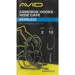 Avid Carp Armorok Hooks Wide Gape Barbless vel.6 10 ks – Hledejceny.cz