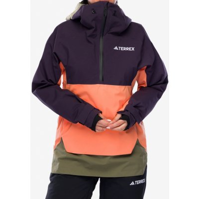 adidas Terrex Xperior 2L Lined Rain.RDY Anorak aurora blk olive stra – Zboží Mobilmania