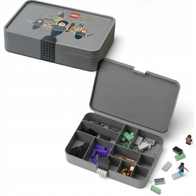 LEGO® Úložný box s přihrádkami Harry Potter hnědá 40840830 – Zboží Dáma