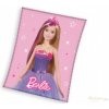 Dětská deka Carbotex Dětská fleecová deka Barbie princezna