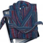 Scan quilt pánský župan velur beny proužky multi modrá župan – Sleviste.cz