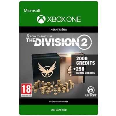 Tom Clancy’s: The Division 2 – 2250 Premium Credits Pack – Hledejceny.cz