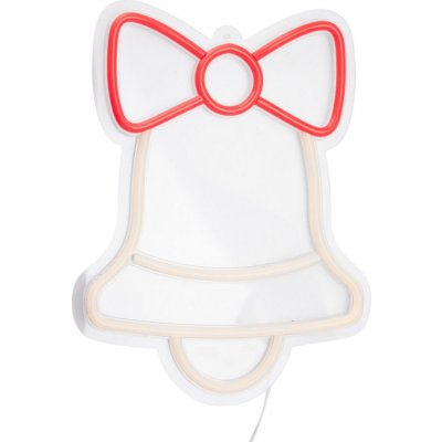 Home Styling Collection Vánoční neonový nápis na zeď zvonek, LED, 23 x 22 cm zlatý – Hledejceny.cz