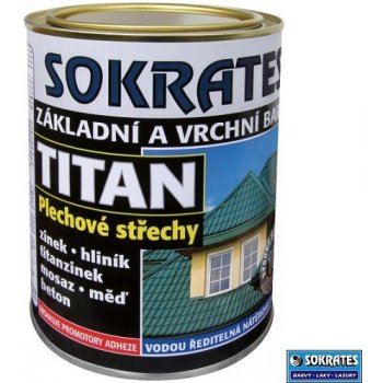 Sokrates TITAN základní a vrchní na plechové střechy 5 kg 0260 středně hnědá polomat