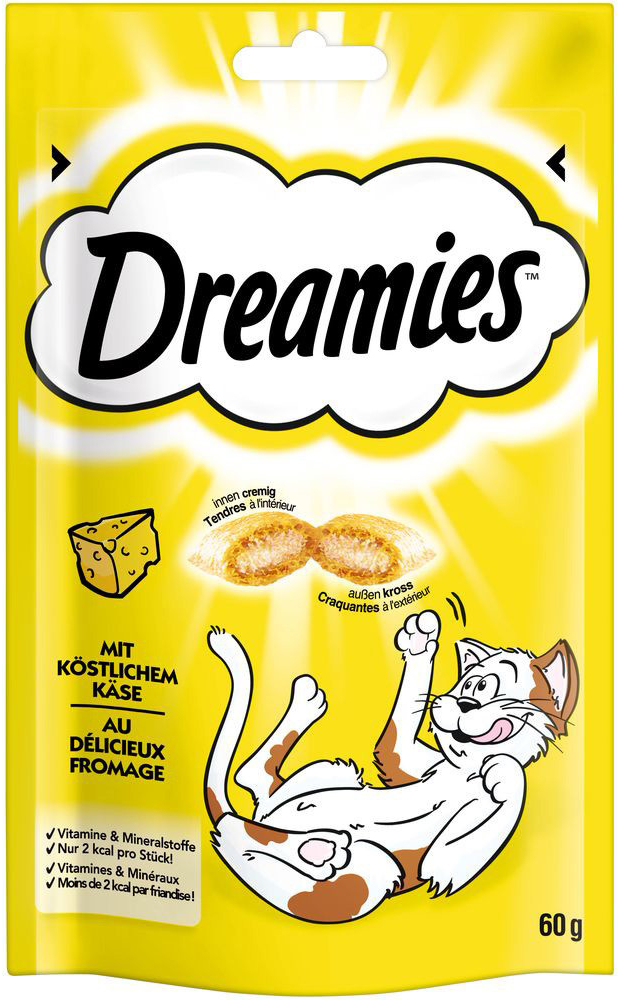 Dreamies Cat pochoutka sýrová 2 x 60 g