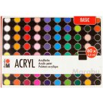 Marabu akrylová barva sada 80 x 35 ml – Zboží Dáma