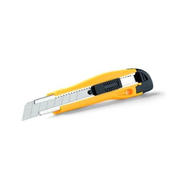 Pracovní nůž Odlamovací nůž s kovovou vodící lištou, výsuvný, velký 18 mm, Schuller, 30478