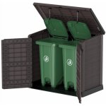 DURAMAX StoreAway 145 x 125 x 82,5 cm 1200 l hnědý 86631 – Zboží Dáma DURAMAX StoreAway 145 x 125 x 82,5 cm 1200 l hnědý 86631 – Zboží Dáma