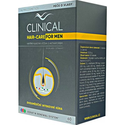 Clinical Hair Care for Men 2měsíční kúra 60 tobolek – Hledejceny.cz