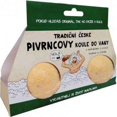 Bohemia Gifts Pivrnec pěnivá koule do koupele 2 x 100 g – Zbozi.Blesk.cz