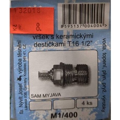 NÝVLT sada těsnění vršků s keramickými destičkami T16 1/2" SAM Myjava - M1/400 – Zboží Dáma