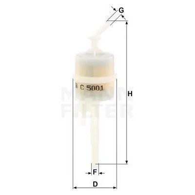 MANN FILTER Vzduchový filtr C 5001 – Hledejceny.cz