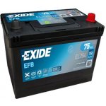 Exide Start-Stop EFB 12V 75Ah 750A EL754 – Sleviste.cz