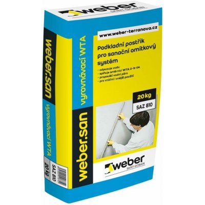 Weber Webersan sanační omítka WTA 20 kg – Zbozi.Blesk.cz