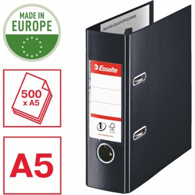Esselte Standard Vivida pákový pořadač A5 7,5 cm černý – Zboží Živě