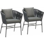 tectake 405831 sada židlí valeiras 60x61x77cm – Hledejceny.cz