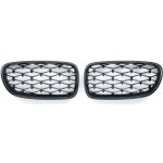 PROTEC Přední maska BMW F10 F11 2010-2018 ČERNÁ/LESKLÁ DIAMANT – Zboží Mobilmania