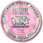 Reuzel Pink Grease Heavy Hold pomáda na vlasy 340 g – Sleviste.cz