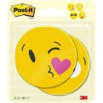 Samolepicí blok poznámkových lístků, 2×30 listů, 70×70 mm, 3M POST-IT „Emoji“, různé postavičky 7100236592 – Hledejceny.cz