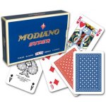 Modiano Poker Ramino Super Fiori 4 Jumbo Index Profi plastové – Zboží Mobilmania