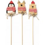Textilomanie Vánoční zapichovací dekorace WINTER FRIENDS - různé varianty – Hledejceny.cz