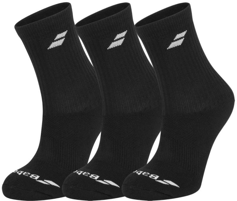 Babolat ponožky 3 Pairs Pack Black