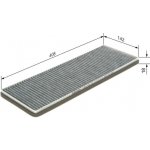Filtr, vzduch v interiéru BOSCH 1 987 432 310 BO 1987432310 – Hledejceny.cz
