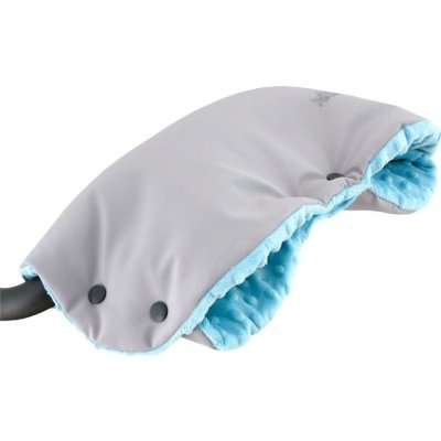 Esito Rukávník Minky softshell šedá modrá 45 x 53 cm – Hledejceny.cz