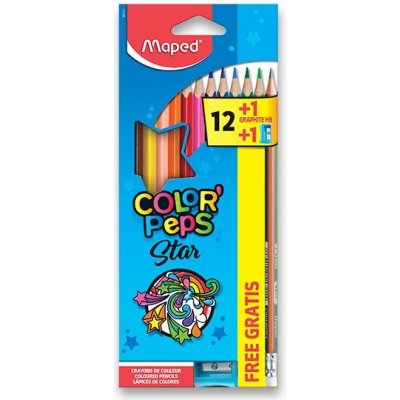 Maped 832023 Color'Peps 12 ks + ořezávátko a grafitová tužka